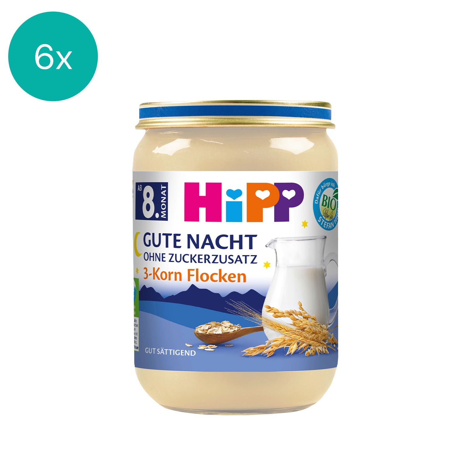 6x HiPP 3-Grain Flakes