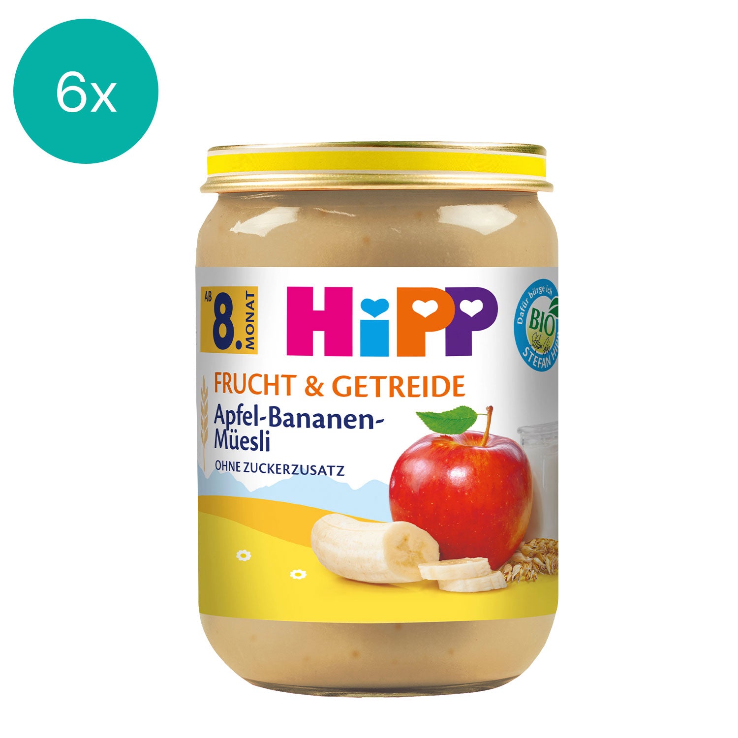 6x HiPP Apple-Banana-Muesli