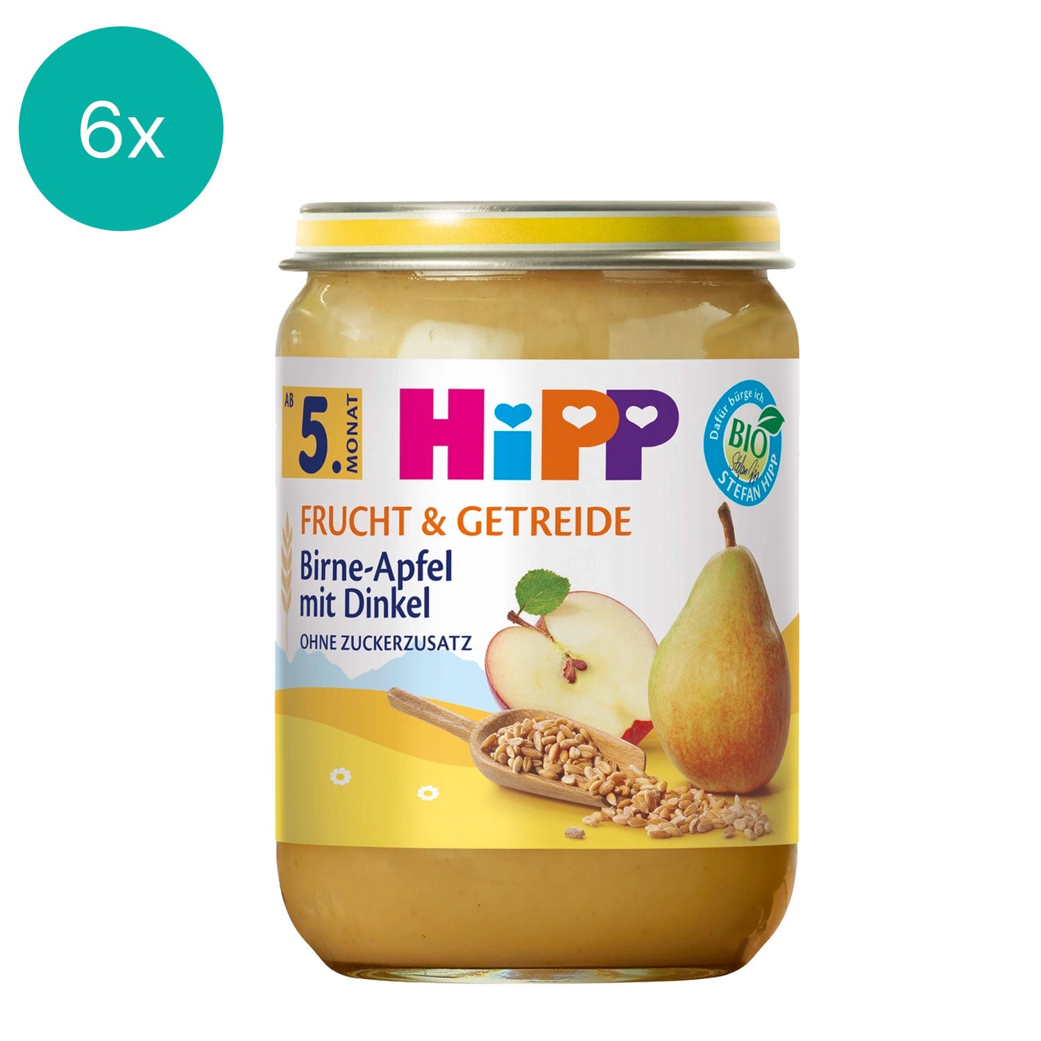 6x HiPP Pear-Banana with Rusk