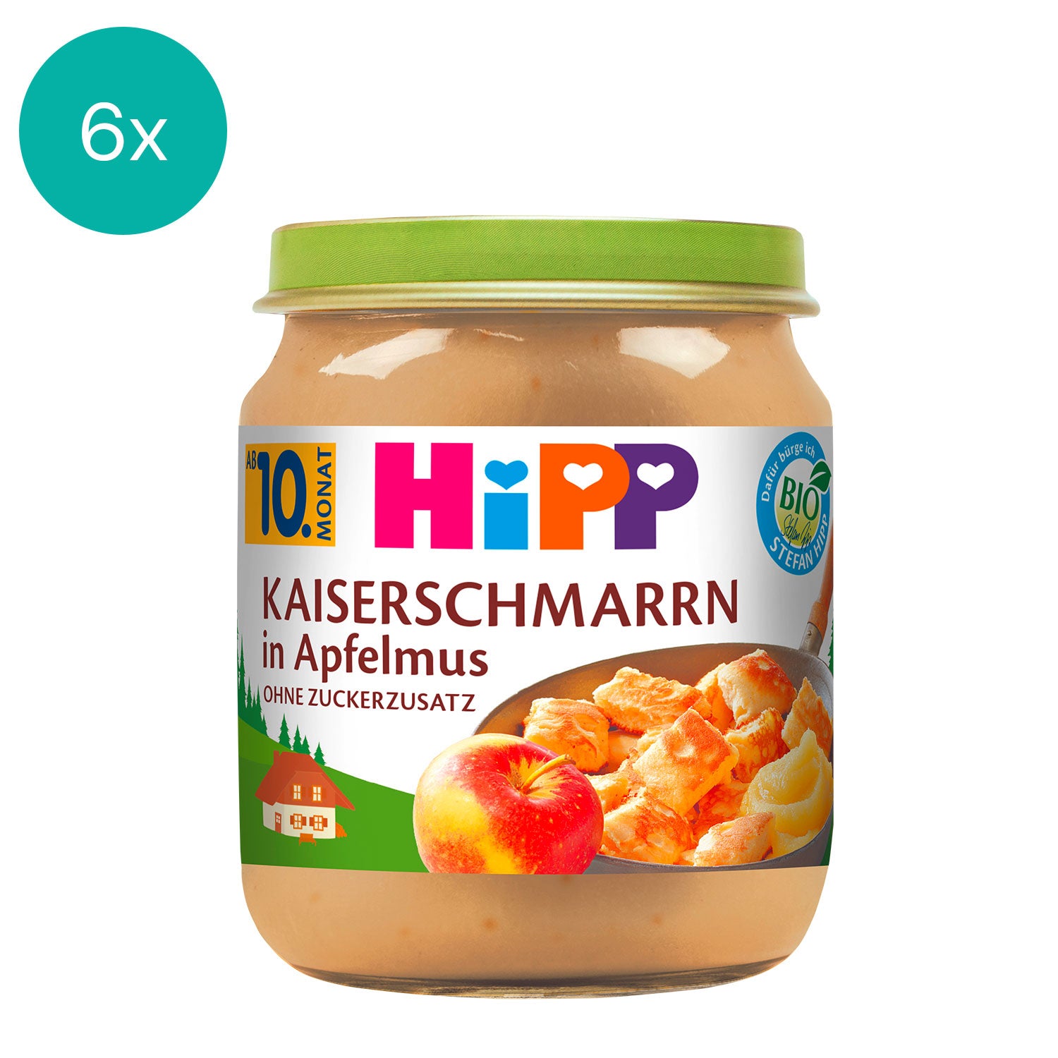 6x HiPP Kaiserschmarrn in Apple Sauce