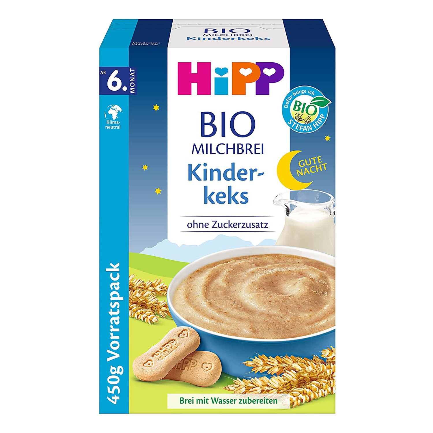 HiPP Organic Milk Porridge - Good Night - Baby Biscuit