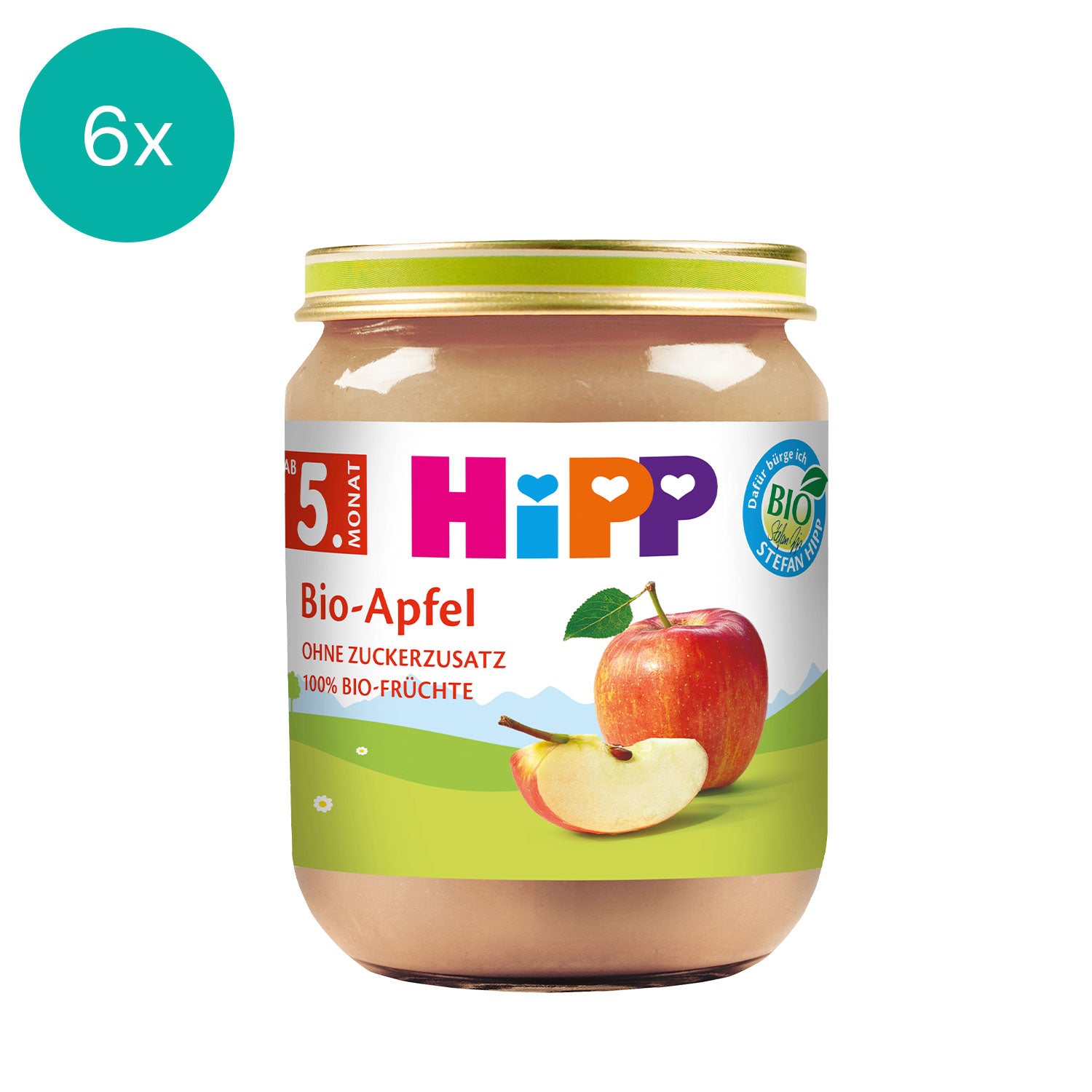 6x HiPP Organic Apple