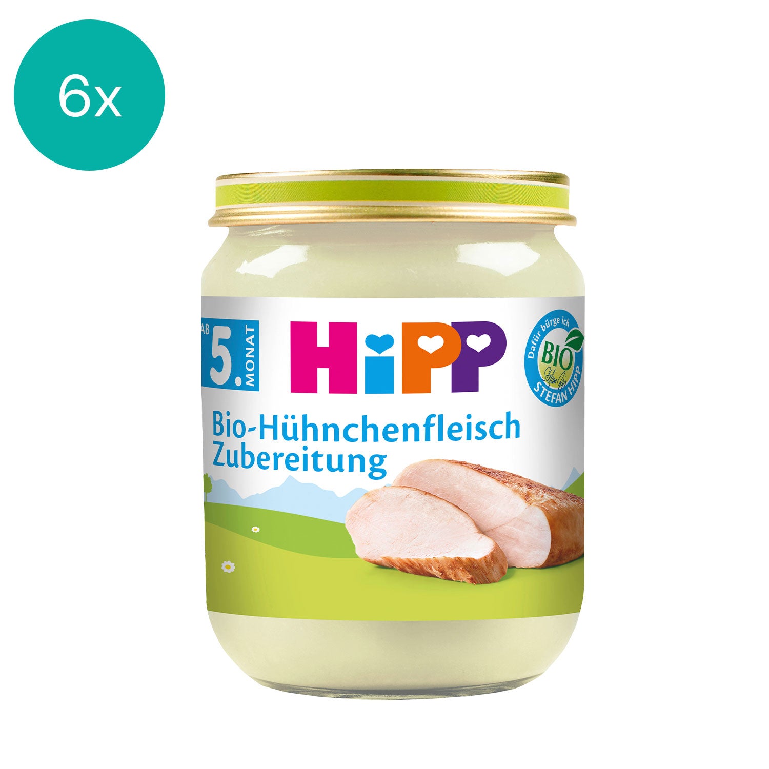 6x HiPP Organic Chicken Preparation