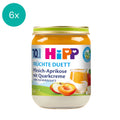 6x HiPP Peach-Apricot with Quark Cream