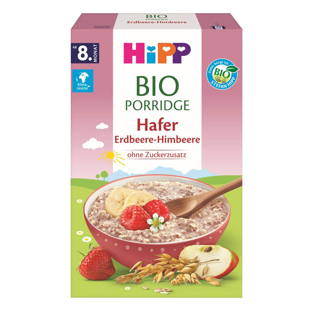 HiPP Organic Porridge - Oat Strawberry-Raspberry