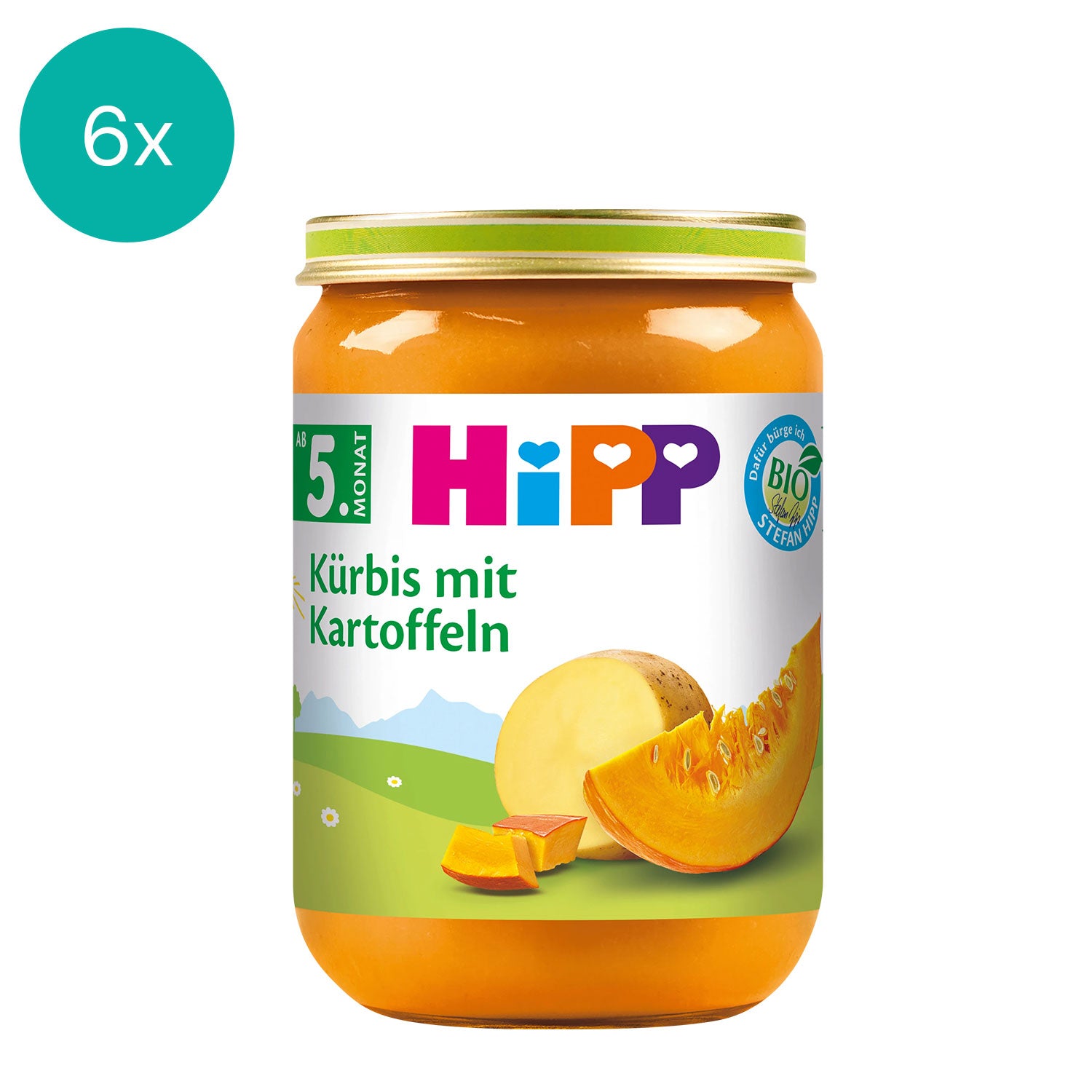 6x HiPP Organic Pumpkin with Potatoes