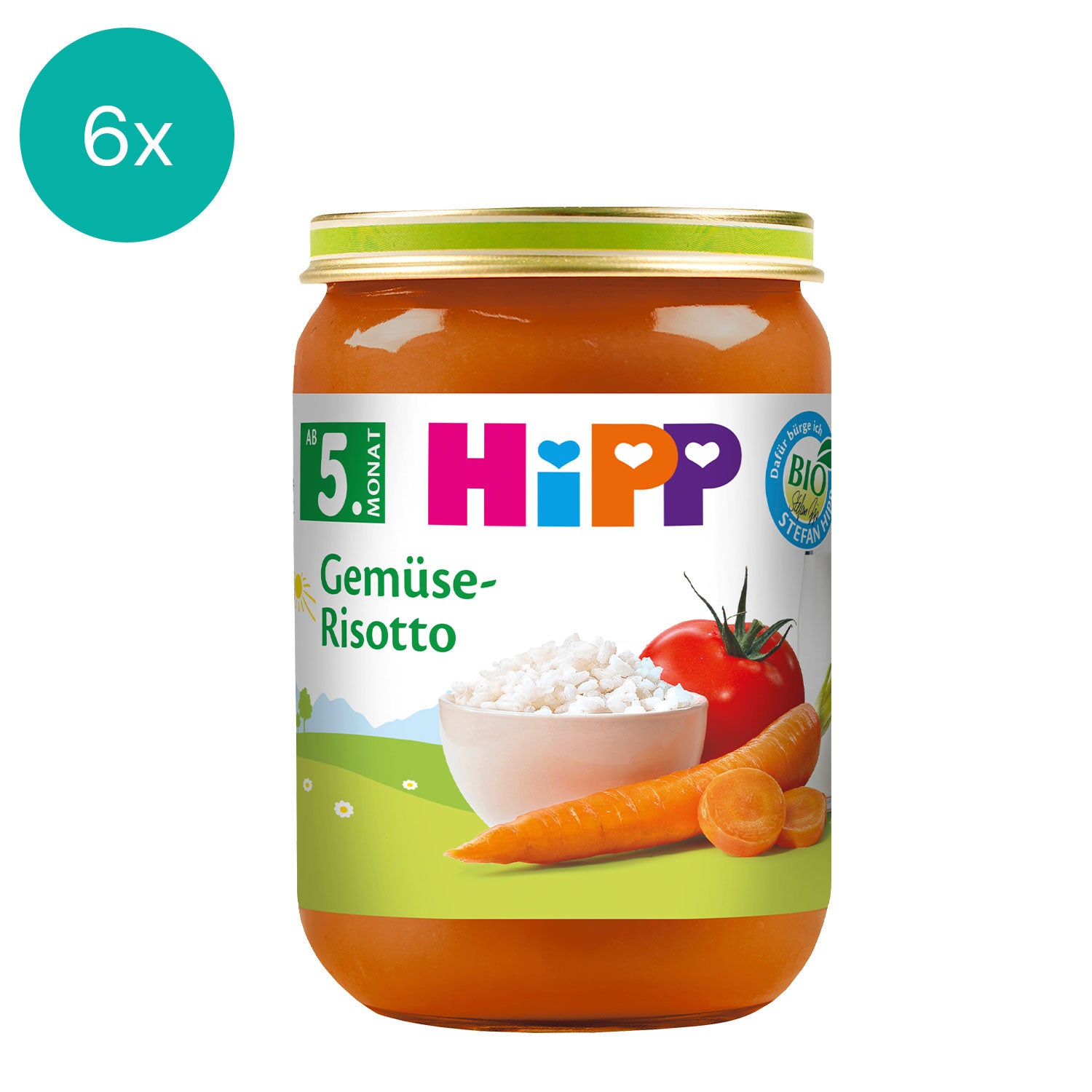 6x HiPP Vegetable Risotto