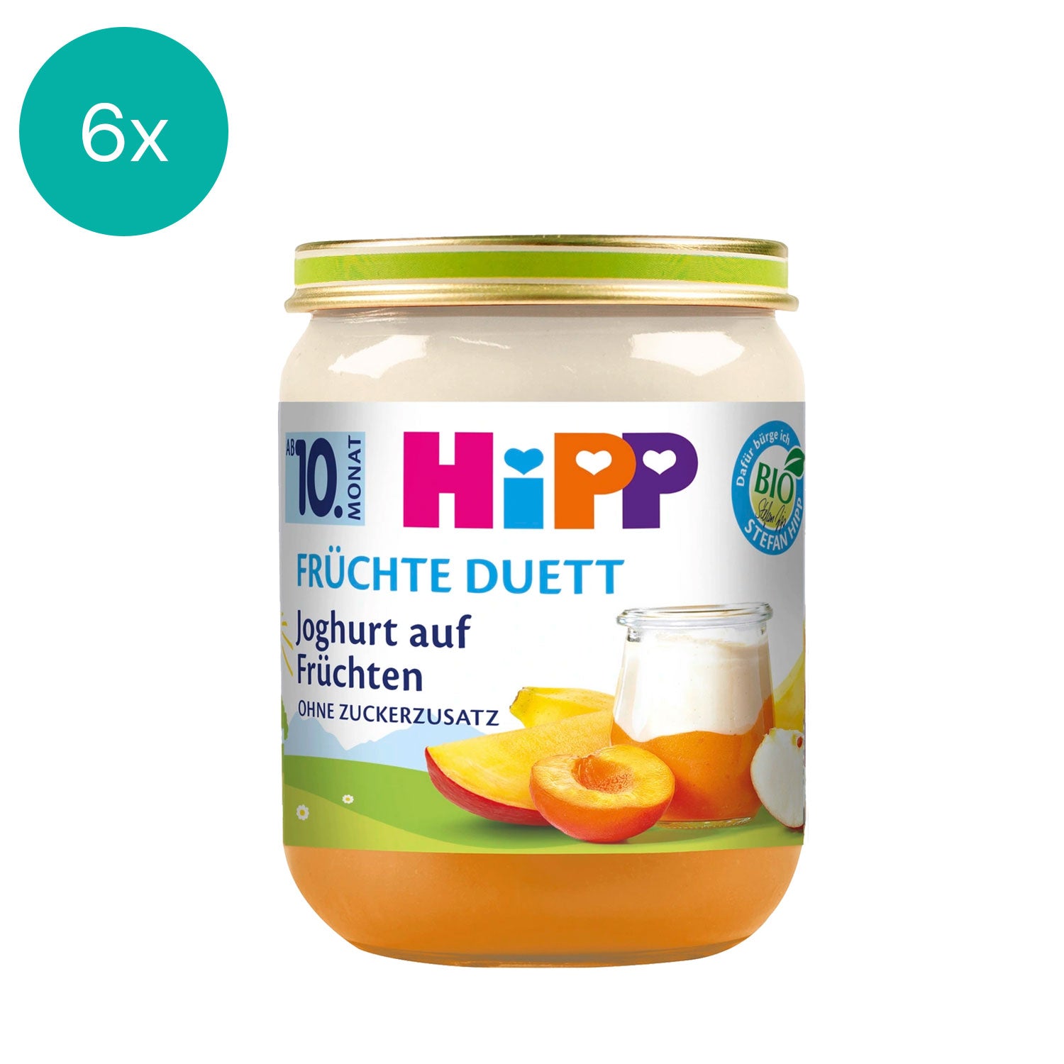 6x HiPP Yoghurt on Fruit