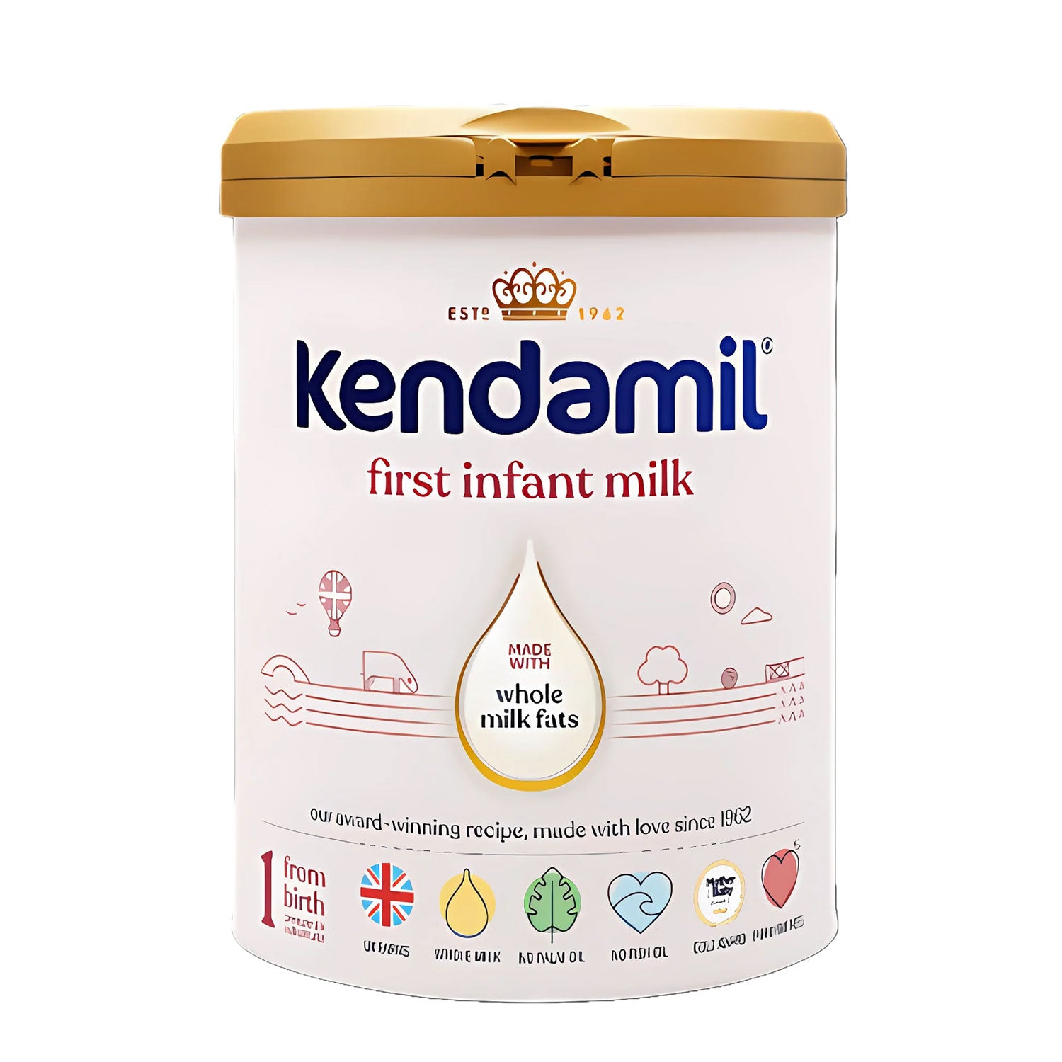 Kendamil Classic Stage 1 – UK Version – First Infant Milk Formula